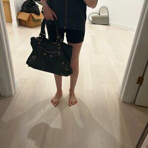 Trashed 100% auth large Balenciaga city bag from the indie sleaze era